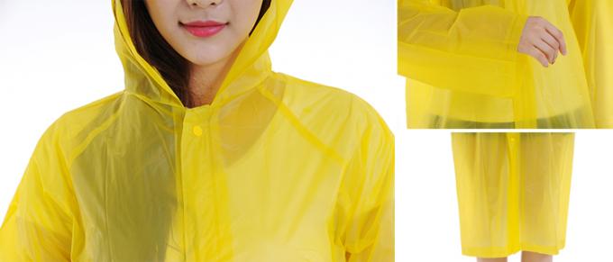 El CE/ISO9001 aprobó el poncho plástico de la lluvia, capa impermeable disponible del laboratorio