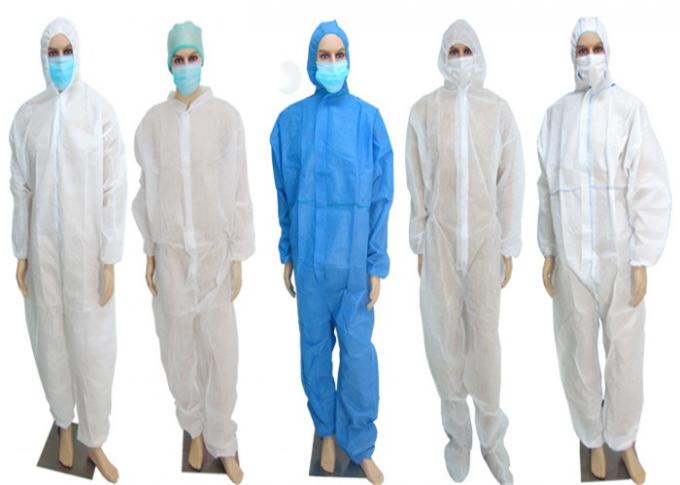 Traje disponible ligero de la bata del PPE para la farmacia/la química