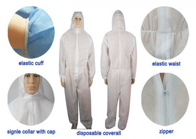 Traje disponible aprobado CE de la bata, batas disponibles ignífugas