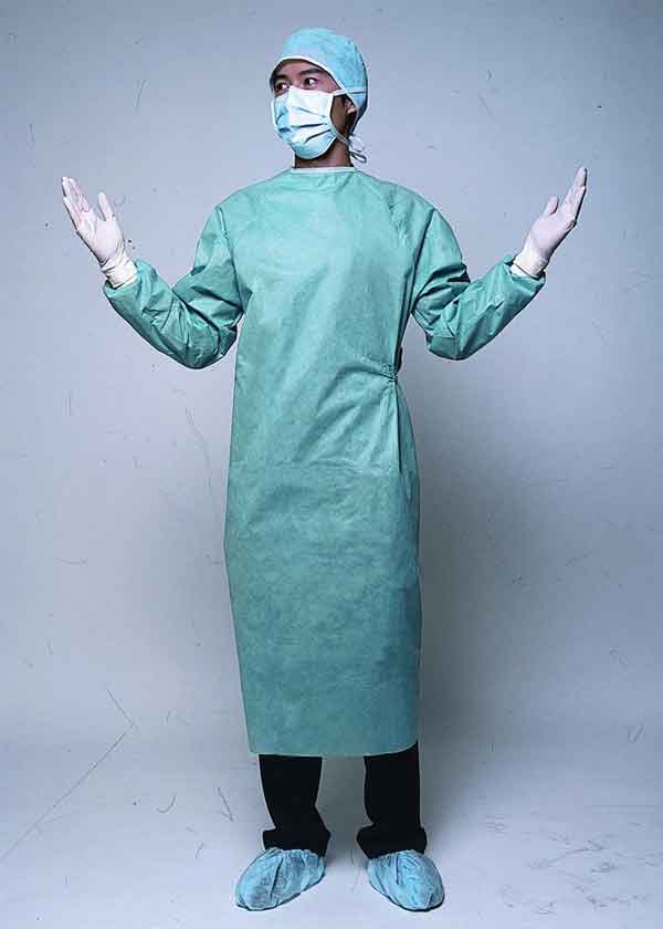Las batas disponibles del polipropileno, los vestidos quirúrgicos impermeables previenen la infección cruzada