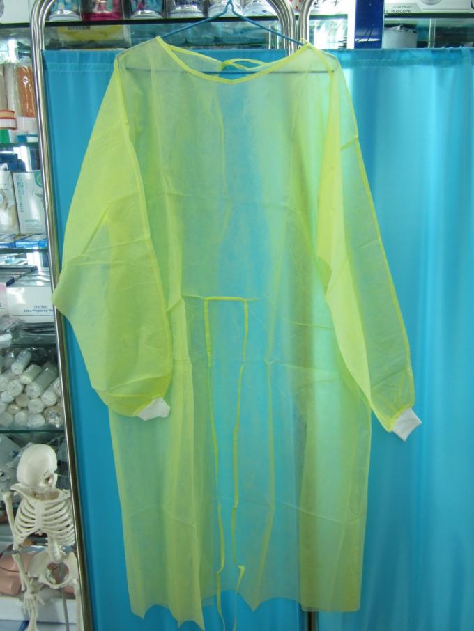 El doctor disponible Gown, capa no tejida disponible del OEM del laboratorio arriba protectora