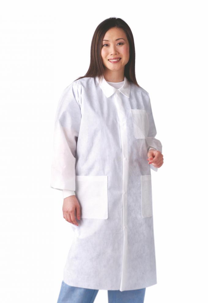 Todos clasifican las capas plásticas disponibles disponibles del laboratorio con resistente de agua de los botones
