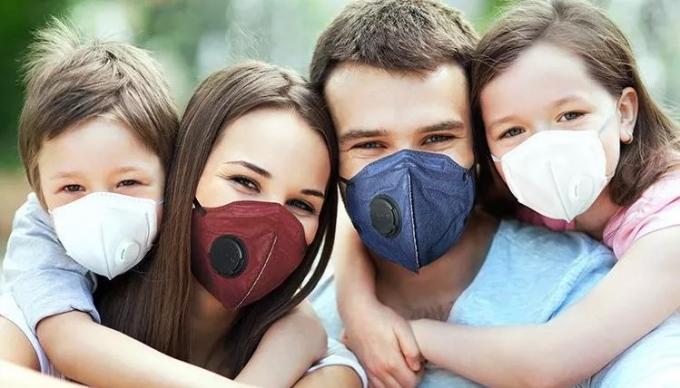 Máscaras adultas de la boca que doblan la máscara anti cómoda de la neblina de la máscara FFP2