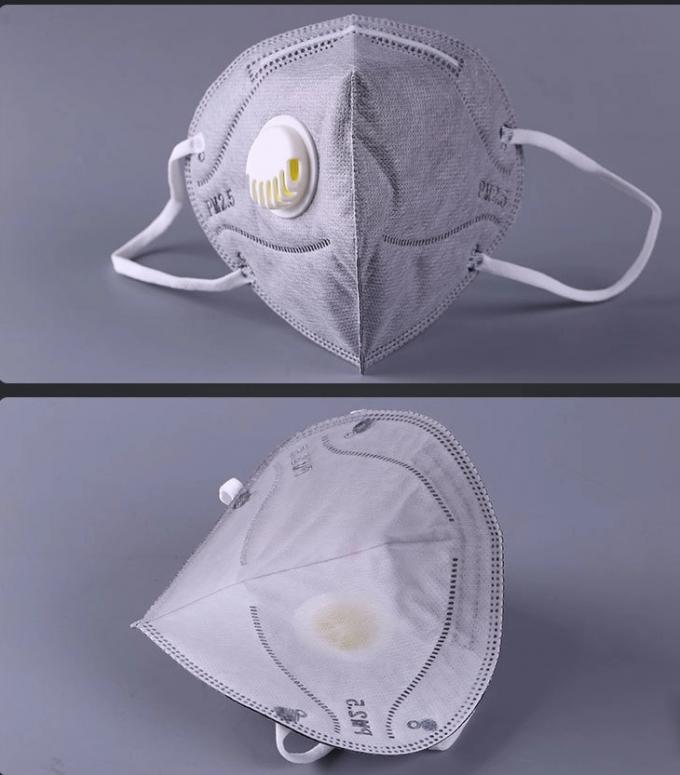 El Nonwoven plegable enmascara protector personal cómodo de la máscara de polvo FFP2