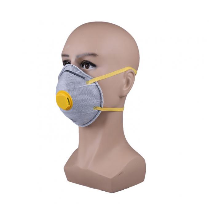 N95 activó la máscara de la taza FFP2 del carbono, máscara de polvo no tejida disponible con la válvula