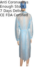 Ropa protectora disponible no tejida estéril, vestidos pacientes disponibles