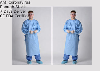 Respetuoso del medio ambiente ajustable paciente disponible cómodo de los vestidos quirúrgicos