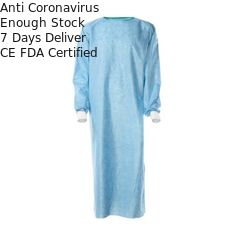 Ropa protectora médica azul, vestidos estéril disponibles estáticos antis