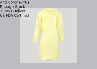 El aislamiento médico del color amarillo/azul viste permeable al aire para la clínica