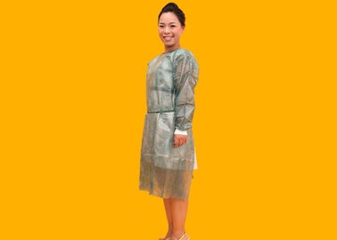 Round Neck Disposable Medical Gowns , Lightweight Breathable Coveralls