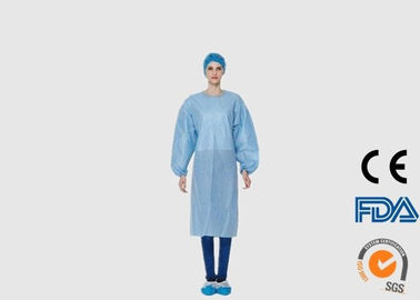 Médico disponible del color azul friega respirable con el material de SMS