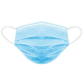 Máscara disponible perfecta de la boca del polvo anti-bacteriano no tejido de la mascarilla de 3 capas
