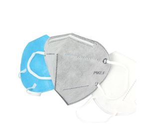 Máscara disponible antipolvo no tejida plegable plana de la tela de la máscara FFP2 del doblez vertical