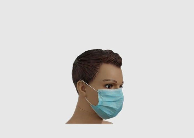 Mascarilla no tejida personal de la seguridad de la máscara disponible azul para el salón de belleza